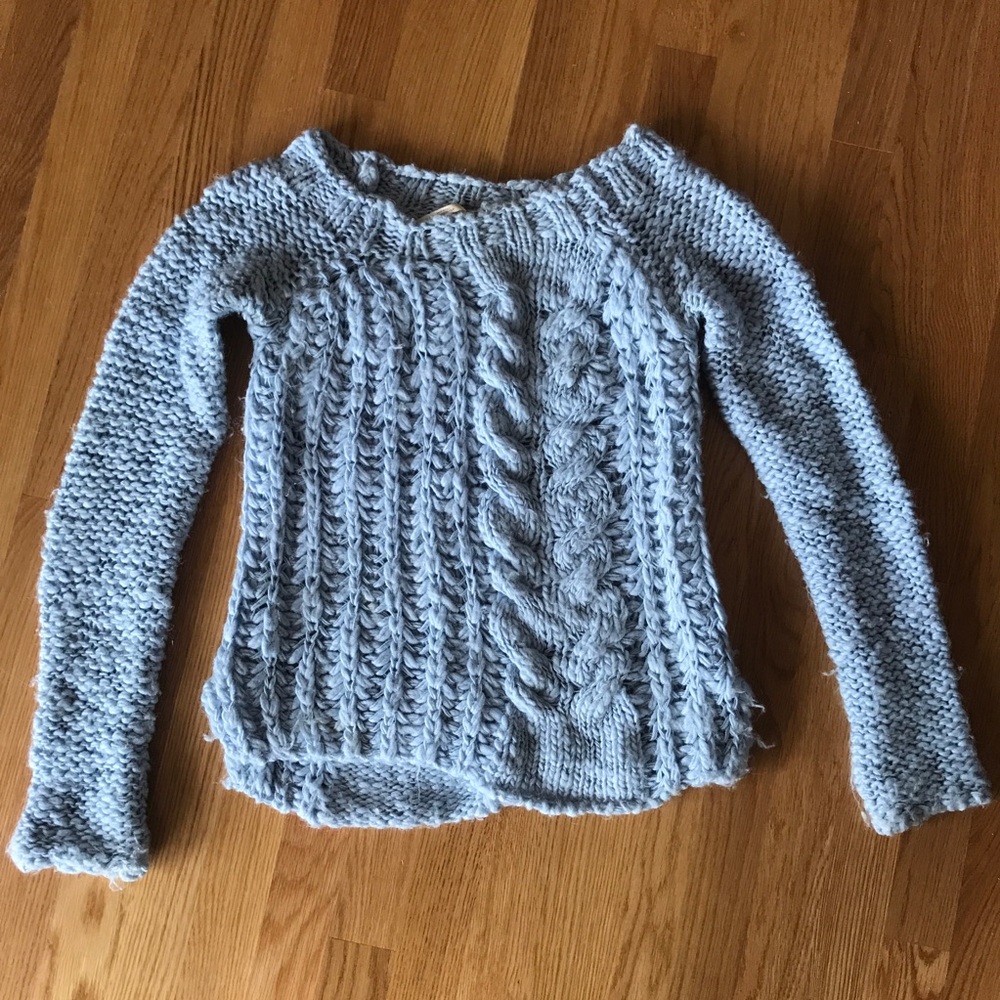 Free People Cable Knit Sweater
